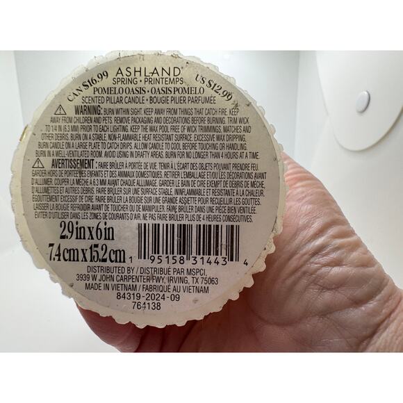 Set of 2 candles by Ashley - Picture 5 of 5